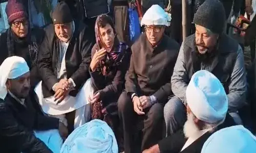 किसान नेता जगजीत सिंह डल्लेवाल से खनौरी बॉर्डर पर मिलने पहुंची कांग्रेस सांसद कुमारी सैलजा, केंद्र सरकार पर साधा निशाना