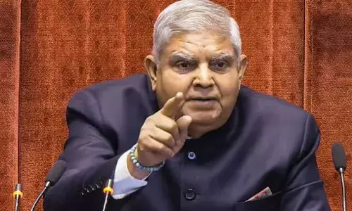 राज्यसभा स्पीकर जगदीप धनखड़ का विपक्ष पर तंज, बोले - नोटिस लिखने वाले ने ज़ंग लगे चाकू का किया इस्तेमाल