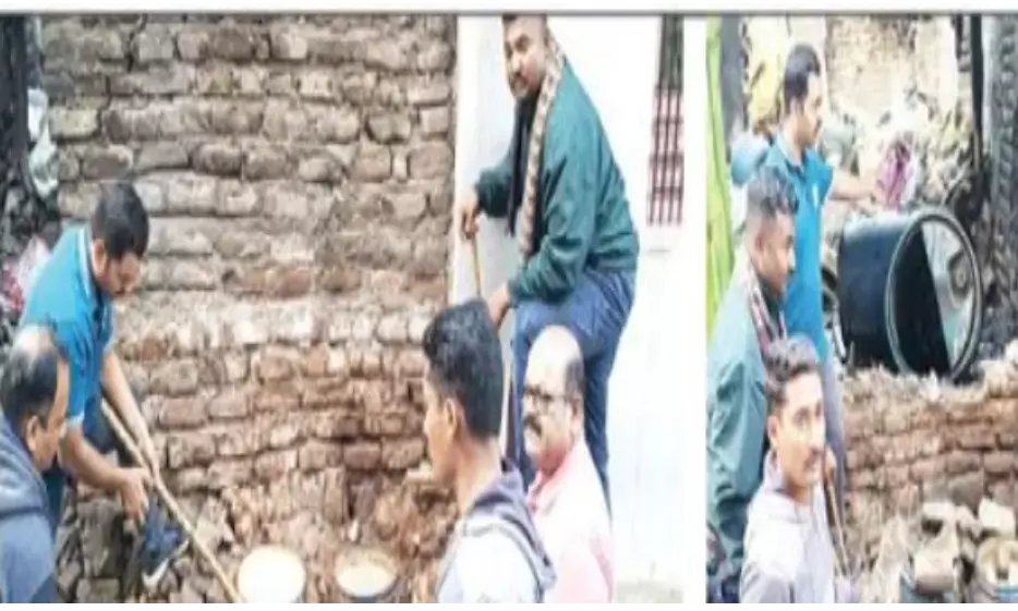 बीड में हाथभट्टी शराब के अड्डे पर छापेमारी, पुलिस की कार्रवाई में हुई जब्ती