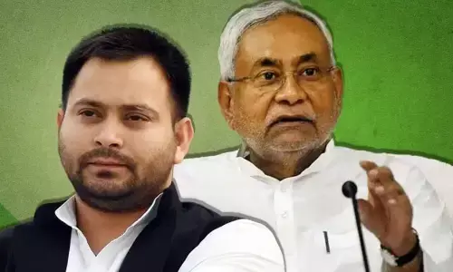 नीतीश कुमार की विदाई तय.., बिहार सीएम पर जमकर बरसे तेजस्वी यादव, कहा - अब नए ब्रांड का नया बीज डालने का समय नीतीश कुमार की विदाई तय.., बिहार सीएम पर जमकर बरसे तेजस्वी यादव, कहा - अब नए ब्रांड का नया बीज डालने का समय