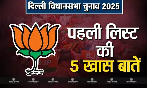 दो पूर्व सांसदों पर दांव, 16 का पत्ता कट, बीजेपी की पहली लिस्ट से जुड़ी पांच खास बातें