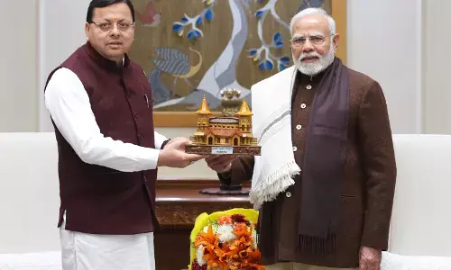 CM पुष्कर सिंह धामी ने PM नरेंद्र मोदी से की मुलाकात, राष्ट्रीय खेलों के लिए किया आमंत्रित, ऋषिकेश रेलवे स्टेशन को लेकर भी की अहम बात