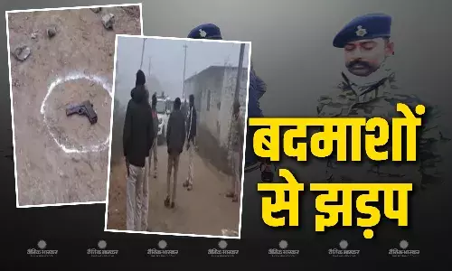 पटना पुलिस की वांटेड अपराधियों से मुठभेड़, 2 बदमाशों की गोली लगने से मौत, 1 दारोगा अस्पताल में भर्ती