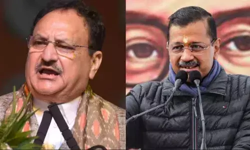 केजरीवाल के यूपी-बिहार के लोगों पर दिए बयान पर मचा सियासी घमासान, जेपी नड्डा बोले - सताने लगा हार का डर..