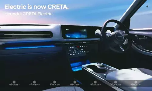 Hyundai Creta Electric का इंटीरियर आया सामने, फीचर्स का हुआ खुलासा