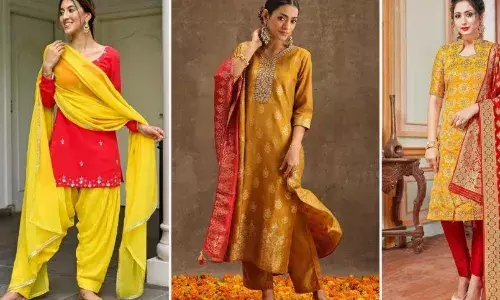 मकर संक्रांति पर दिखना चाहती हैं हटकर और खूबसूरत, तो पहनें इन पीले सूट्स को, सब लोग करेंगे तारीफ मकर संक्रांति पर दिखना चाहती हैं हटकर और खूबसूरत, तो पहनें इन पीले सूट्स को, सब लोग करेंगे तारीफ