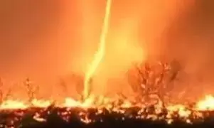 लॉस एंजिल्स में दिखा आग का बवंडर, दहशत में लोग, वीडियो सोशल मीडिया पर वायरल