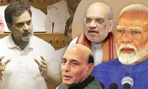 राहुल गांधी के बयान पर भाजपा नेताओं का पलटवार, बोले - RSS और BJP का विरोध करते-करते देश के विरोध में उतर आई कांग्रेस राहुल गांधी के बयान पर भाजपा नेताओं का पलटवार, बोले - RSS और BJP का विरोध करते-करते देश के विरोध में उतर आई कांग्रेस