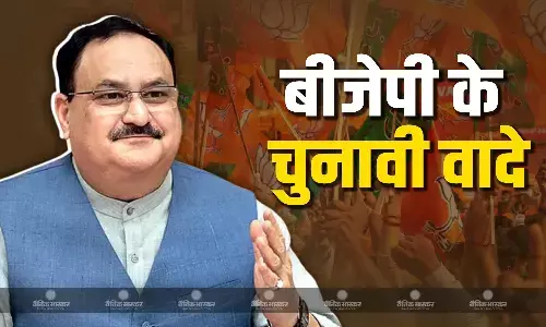 प्रतिमाह 2500 रुपए समेत 500 तक एलपीजी सिलेंजर पर सब्सिडी देने का बीजेपी ने किया वादा, बीजेपी की तरफ से जारी हुआ पहला संकल्प पत्र