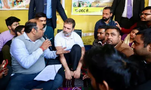 राहुल गांधी ने पटना में BPSC अभ्यर्थियों से की मुलाकात, जनसभा के दौरान कहा- पेपर लीक का सेंटर बन गया है बिहार