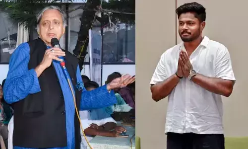 उसका करियर क्रिकेट एडमिनीस्ट्रेशन के अहंकार के कारण बर्बाद हो रहा है संजू सैमसन के बचाव में केसीए पर भड़के सांसद शशि थरूर