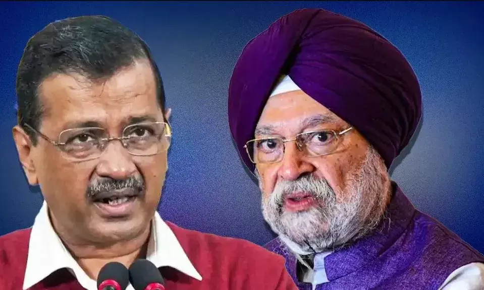 उनका मानसिक संतुलन बिगड़ गया, केजरीवाल पर जमकर बरसे केंद्रीय हरदीप पुरी