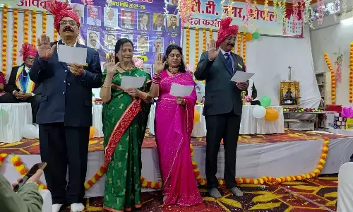 जे एस जी भोपाल मैन 72 का शपथ ग्रहण समारोह