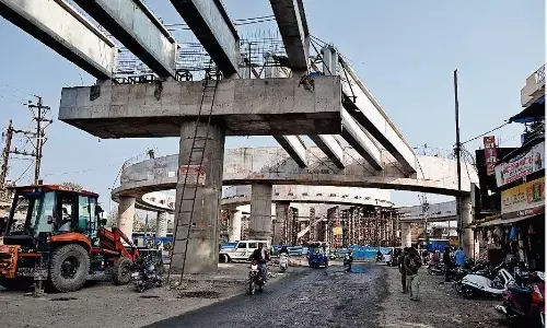 फरवरी माह के अंत तक बनकर तैयार हो जाएगा दमोहनाका-मदनमहल फ्लाईओवर