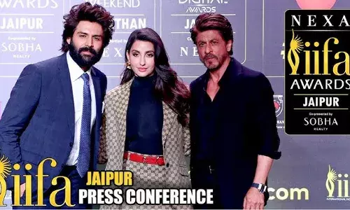 आईफा के प्री इवेंट में पहुंचे सेलेब्स, ब्लैक आउटफिट में हैंडसम लगे किंग खान तो शॉर्ट स्कर्ट में नोरा फतेही ने चुरा ली लाइमलाइट