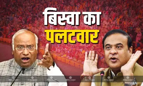 मल्लिकार्जुन खड़गे के महाकुंभ वाले बयान पर भड़के असम सीएम हिमंत बिस्वा, कहा- सोनिया गांधी ने भी किया था स्नान मल्लिकार्जुन खड़गे के महाकुंभ वाले बयान पर भड़के असम सीएम हिमंत बिस्वा, कहा- सोनिया गांधी ने भी किया था स्नान