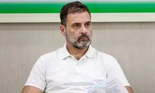 राहुल गांधी ने अरविंद केजरीवाल पर बोला तीखा हमला, भाजपा और RSS पर भी साधा निशाना