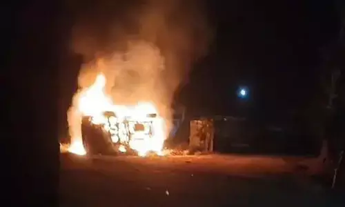 भंडारा में बाघ के हमले में महिला की मृत्यु से भड़के ग्रामीण , फूंका वन विभाग का वाहन