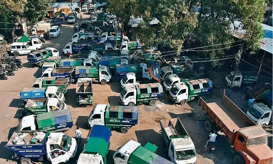 नगर निगम की वर्कशॉप में खराब पड़ीं 17 करोड़ रु. की 60 मशीनें और वाहन