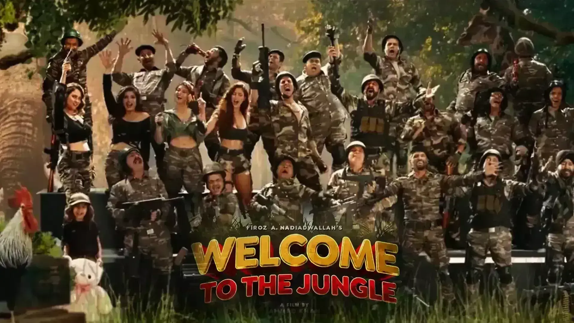 वेलकम टू द जंगल का नया टीजर हुआ रिलीज, एक फ्रेम में दिखे 25 सितारे, लाफटर के डोज के साथ देखने मिलेगा मौत का खेल