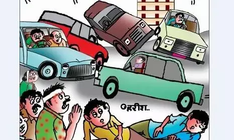 अलग-अलग सडक़ हादसों में 3 की मौत, दम्पति सहित 6 घायल अलग-अलग सडक़ हादसों में 3 की मौत, दम्पति सहित 6 घायल