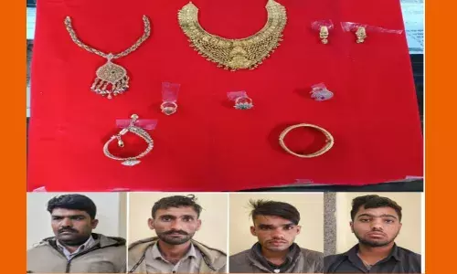 नवजीवन एक्सप्रेस से चोरी करने वाले चार धराए, 18 लाख की गोल्ड ज्वेलरी जब्त