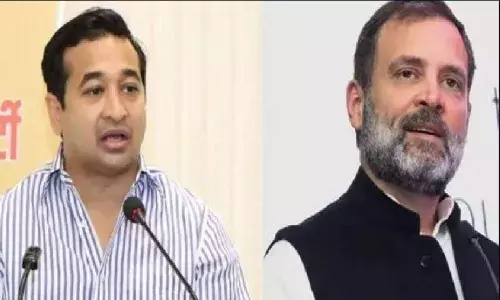 ईवीएम पसंद नहीं है तो दे दें इस्तीफा, राहुल गांधी के आरोप पर नीतेश राणे का पलटवार ईवीएम पसंद नहीं है तो दे दें इस्तीफा, राहुल गांधी के आरोप पर नीतेश राणे का पलटवार