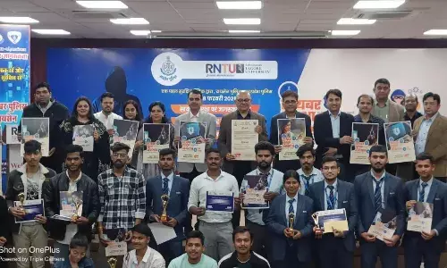हैकथॉन प्रतियोगिता के जरिए पुलिस और छात्रों ने दिया साइबर अपराध से बचने का संदेश