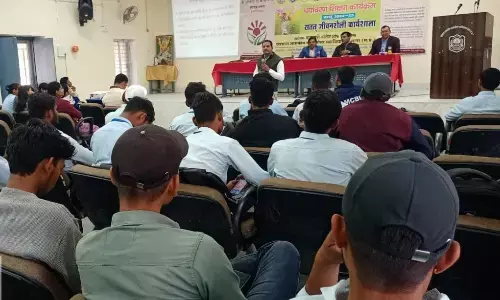 छत्रशाल महाविद्यालय में एप्को संस्था ने पर्यावरण नियोजन पर आयोजित की कार्यशाला