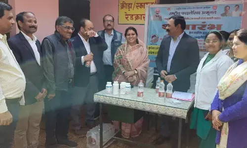 फाइलेरिया उन्मूलन के लिए एमडीए अभियान का विधायक ने किया शुभारंभ