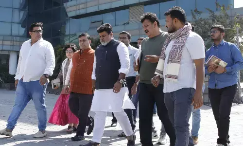 तालकटोरा स्टेडियम में सामंत ने लिया 98वें मराठी साहित्य सम्मेलन की तैयारियों का जायजा