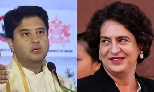 केंद्रीय मंत्री ज्योतिरादित्य सिंधिया का प्रियंका गांधी पर पलटवार, कहा - महंगाई और बेरोजगारी के मुद्दों को लेकर घेरा