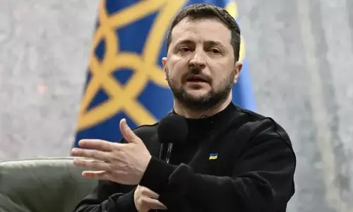 ट्रंप और पुतिन की मीटिंग को लेकर जेलेंस्की ने जाहिर की नाराजगी, कहा- यूक्रेन और शांति के लिए होगा खतरनाक ट्रंप और पुतिन की मीटिंग को लेकर जेलेंस्की ने जाहिर की नाराजगी, कहा- यूक्रेन और शांति के लिए होगा खतरनाक