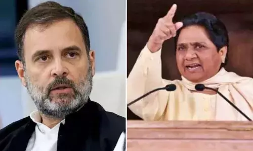 राहुल गांधी के मायावती को बताया बीजेपी की बी टीम, अब बसपा सुप्रीमो ने किया पलटवार राहुल गांधी के मायावती को बताया बीजेपी की बी टीम, अब बसपा सुप्रीमो ने किया पलटवार