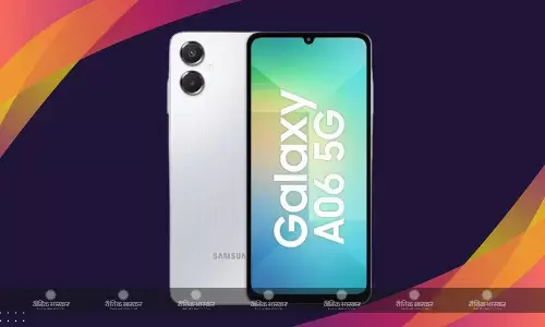 Samsung Galaxy A06 5G मीडियाटेक डाइमेंशन 6300 चिपसेट और 5,000mAh बैटरी के साथ भारत में लॉन्च, कीमत 10499 रुपए से शुरू Samsung Galaxy A06 5G मीडियाटेक डाइमेंशन 6300 चिपसेट और 5,000mAh बैटरी के साथ भारत में लॉन्च, कीमत 10499 रुपए से शुरू