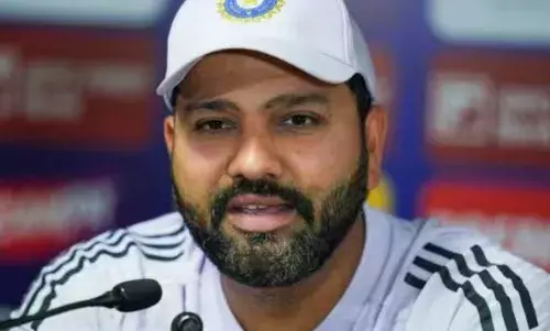 पिच को लेकर उठ रहे सवालों पर कप्तान रोहित का करारा जवाब, मैच के पहले प्रेस कॉन्फ्रेंस में कहा- दुबई हमारा घरेलू मैदान नहीं...