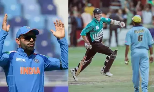 25 सालों के लंबे इंतजार के बाद चैंपियंस ट्रॉफी के फाइनल में भारतीय शेरों से होगी किवीयों की भिड़ंत, क्या भारत ले पाएगा हार का बदला? 25 सालों के लंबे इंतजार के बाद चैंपियंस ट्रॉफी के फाइनल में भारतीय शेरों से होगी किवीयों की भिड़ंत, क्या भारत ले पाएगा हार का बदला?