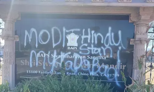 अमेरिका में एक बार फिर मंदिर को बनाया निशाना, तोड़फोड़ के बाद लिखे गए भारत विरोधी नारे, अब तक कितने मंदिरों पर हुए हमले?