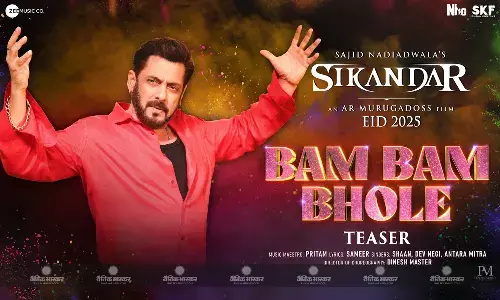 सिकंदर के नए गाने बम बम भोले का टीजर हुआ रिलीज, होली के रंगों में रंगे नजर आए सलमान, जाने कब सुन सकेंगे पूरा गाना
