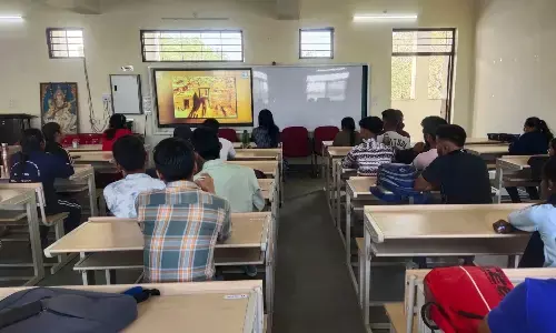 सिंधु घाटी सभ्यता पर बनी वृत्तचित्र फिल्म का शा. कला एवं वाणिज्य( नवीन) महाविद्यालय में हुआ प्रदर्शन