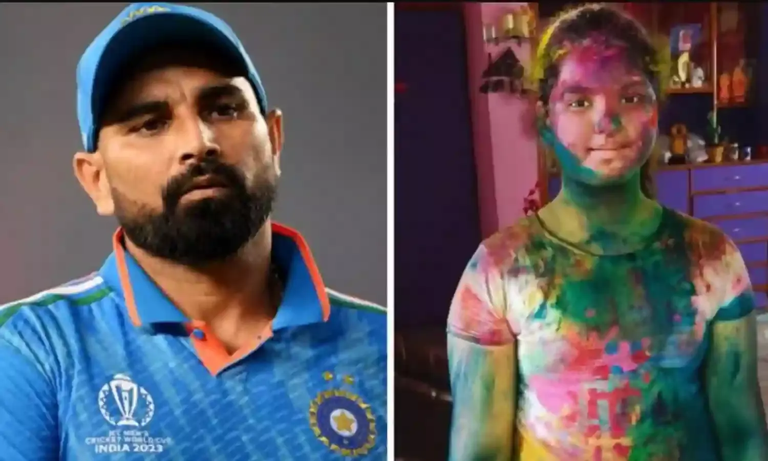 मोहम्मद शमी की लड़की के होली खेलने पर भड़के मौलाना, क्रिकेटर को दी ये नसीहत