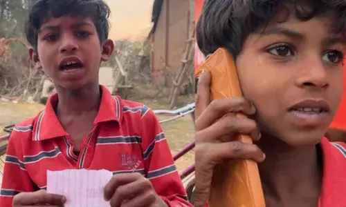 राह चलते एक बच्चे ने दो लड़कों से मांगा फोन, कही ऐसी बात कि सुनकर लड़के रह गए दंग! राह चलते एक बच्चे ने दो लड़कों से मांगा फोन, कही ऐसी बात कि सुनकर लड़के रह गए दंग!