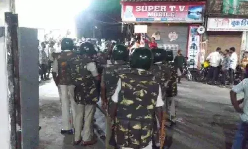 मध्यप्रदेश के बुरहानपुर में बवाल, भारी पुलिस बल तैनात