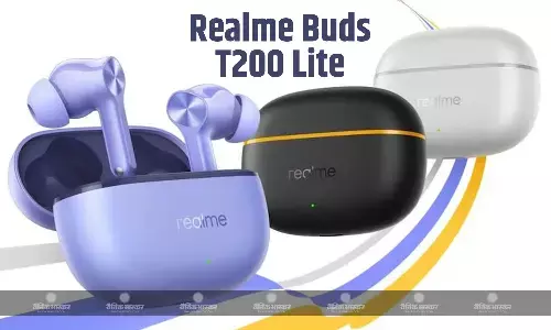 Realme Buds T200 Lite भारत में 48 घंटे तक की बैटरी लाइफ के साथ लॉन्च, कीमत 1399 रुपए Realme Buds T200 Lite भारत में 48 घंटे तक की बैटरी लाइफ के साथ लॉन्च, कीमत 1399 रुपए