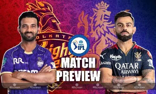 17 साल बाद एक बार फिर सीजन ओपनर में आमने-सामने होंगी KKR और RCB, जानें दोनों टीमों की संभावित प्लेइंग इलेवन 17 साल बाद एक बार फिर सीजन ओपनर में आमने-सामने होंगी KKR और RCB, जानें दोनों टीमों की संभावित प्लेइंग इलेवन