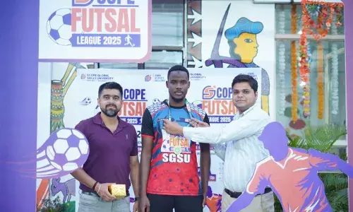 स्कोप ग्लोबल स्किल्स यूनिवर्सिटी के फुटसल अरेना में आयोजित स्कोप फुटसल लीग में आज 12 मुकाबले खेले जा रहे हैं