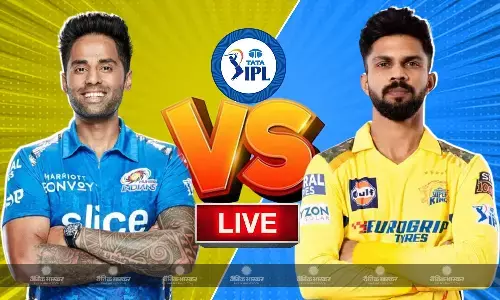 जीत की दहलीज पर पहुंची चेन्नई सुपर किंग्स, रचिन रविंद्र ने अर्धशतक जड़ सुनिश्चित की टीम की जीत जीत की दहलीज पर पहुंची चेन्नई सुपर किंग्स, रचिन रविंद्र ने अर्धशतक जड़ सुनिश्चित की टीम की जीत