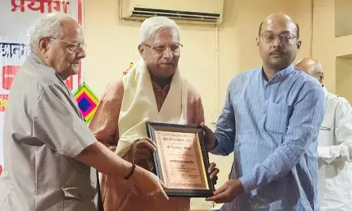 विजयदत्त श्रीधर को मिला हिन्दी जगत का सर्वोच्च सम्मान साहित्य वाचसपति