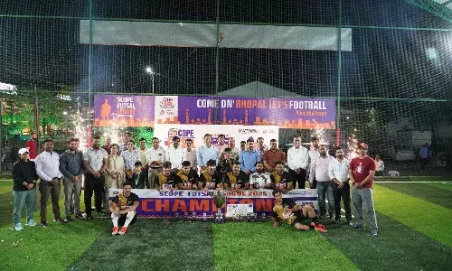 स्कोप ग्लोबल स्किल्स यूनिवर्सिटी के नवनिर्मित फुटसल अरेना में आयोजित पहले स्कोप फुटसल लीग का कसोली टाइगर्स बना विजेता