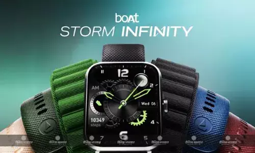 Boat Storm Infinity स्मार्टवॉच भारत में लॉन्च, इसमें है ब्लूटूथ कॉलिंग और 550mAh की बैटरी